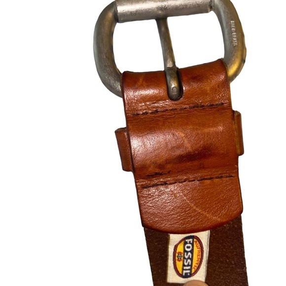 Fossil size 36 waist leather unisex belt - Picture 7 of 7